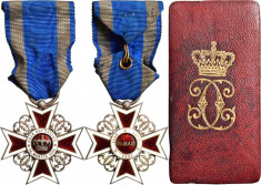 Ordinul - Coroana Romaniei Model : I - 1881 - pe timp de pace Clasa : V-a foto