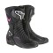 Cizme moto dame Alpinestars Stella Smx-6 V2, negru/fuchsia/alb, marime 36