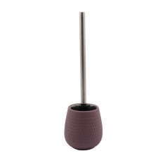 Perie WC , Ceramica cauciucata, Mov, 38 cm