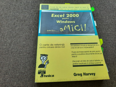 Greg Harvey - EXCEL 2000 pentru Windows pentru ... aMici RF22/3 foto