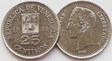 1642 Venezuela 25 centimos 1989 km 50 UNC