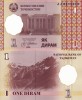 Tadjikistan 1 Diram 1999 UNC Bancnota Asia Ne流通ată