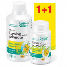 Pachet Evening Primrose + Vitamina E 90Cps+30Cps Gratis