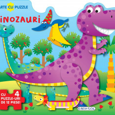 Carte cu puzzle - Dinozauri PlayLearn Toys