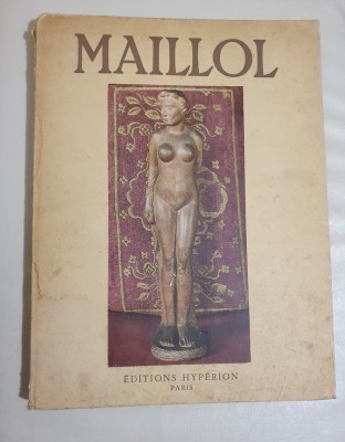 MAILLOL - JOHN REWALD - album ilustrat numerotatat - 1939 foto