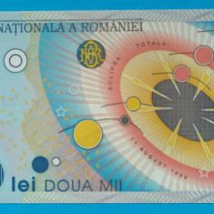 ROMANIA 2000 LEI CU ECLIPSA STARE UNC