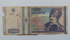 Bancnote vechi de colectie - 5.000 LEI - 1993 - Avram Iancu foto