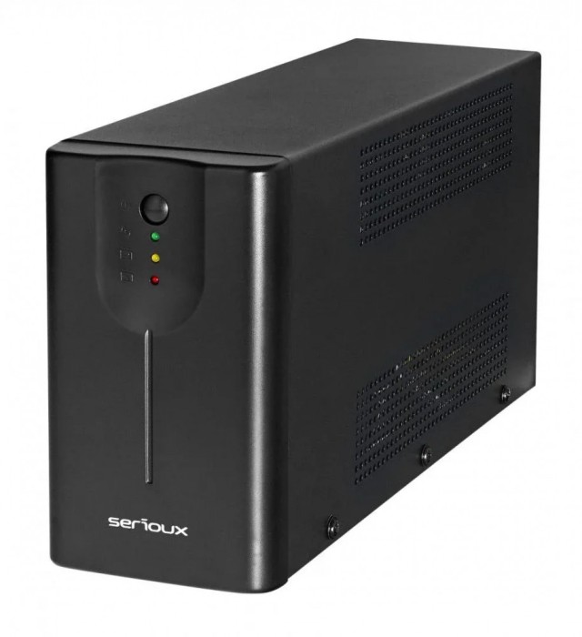 UPS Serioux Line Interactive 1500LI, Led, capacitate 1500VA/900W, 4 prize