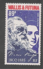 Wallis &amp;amp;amp; Futuna 1985 - Victor Hugo, neuzat foto