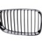 Grila radiator Bmw Seria 1 (E81/E82/E87/E88), 2007-09.2011, dreapta, crom/negru, 51137166440, 20010510