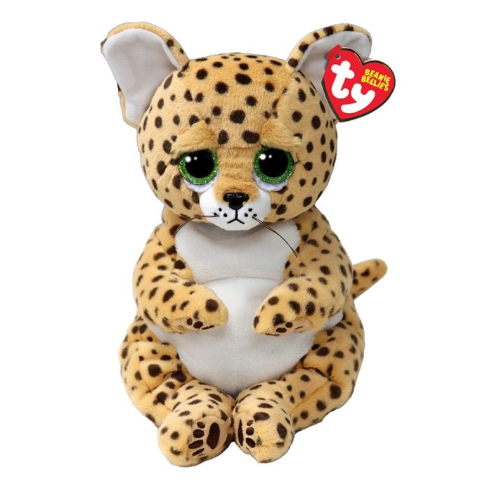 PLUS TY 24CM BEANIE BELLIES LEOPARDUL LLOYD SuperHeroes ToysZone