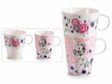 Cumpara ieftin Set 2 cani portelan multicolor Iepuras &Oslash; 8,5 cm x 9,5 H