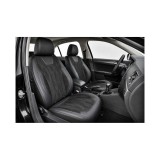 Huse scaune auto universale Premium 9D negre imitatie piele material tip Alcantara Cod: HNG3019-9D-1