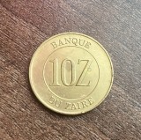 C50 - Moneda foarte veche - 10 zaires - Zair - 1988