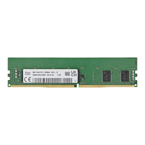 Memorie Server 8GB DDR4-3200AA PC4-25600R, 1Rx8, 3200 MHz Registered RDIMM - Hynix HMA81GR7CJR8N-XN