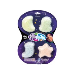 Spuma de modelat reflectorizanta Playfoam&trade; - Set 4 buc PlayLearn Toys