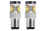 Bec stop frana AMIO LED Canbus BAY15D P21/5W alb 12V/24V, 3020 24SMD 1157, set 2 buc AutoDrive ProParts