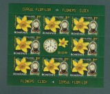 Romania 2013 Ceasul florilor MNH 8 timbre*1,6 lei Calcea Calului LP 1966 c, Nestampilat