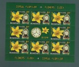 Romania 2013 Ceasul florilor MNH 8 timbre*1,6 lei Calcea Calului LP 1966 c, Nestampilat