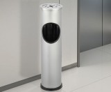 Scrumiera si cos gunoi din inox, 56.5 cm, interior-exterior