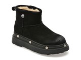 Ghete GRYXX negre, SX2602, din piele intoarsa