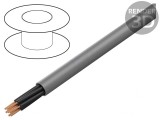 Cablu electric 3x1,5mm2 neecranat Cu gri 300V-500V