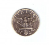 Moneda Italia 5 centesimi 1940, stare buna, curata, Europa, Bronz-Aluminiu