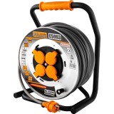 Prelungitor electric industrial, pe tambur, 3x2.5 mm&sup2;, IP44, 40 m, Richmann Exclusive