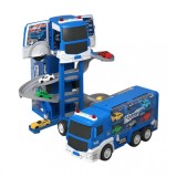 Set Camion de remorcare cu masini de Politie si parcare