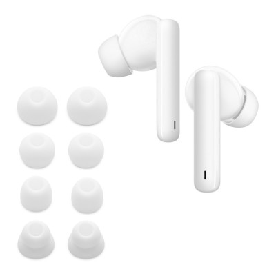 Set 8 Varfuri de schimb pentru casti Huawei FreeBuds 4i, Kwmobile, Alb, Silicon, 56866.02 foto