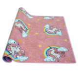 Mocheta pentru copii Unicorn roz Inorog, 400 cm