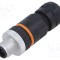 Conector M12 5 pini tată drept IP67 pe cablu 60V LAPP aurit