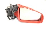 Oglinda Laterala Dreapta Audi A3 8P1 (2008) - Portocalie/Neagra, Unghi Mort, Marca Isotrader/Mekra