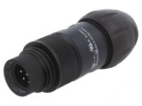Conector circular 250V 7 pini mufă tată pe cablu