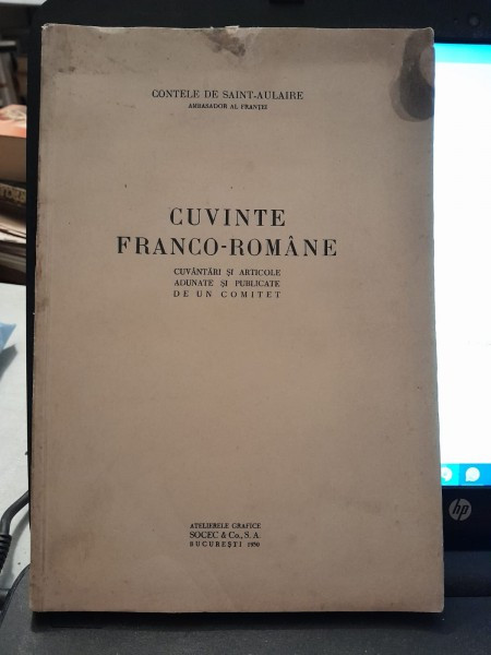 Cuvinte franco-romane Contele de Saint-Aulaire