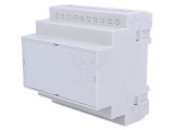 Carcasă pentru șină DIN, polistiren gri 90x87x65mm, KRADEX