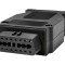 Conector OBD II mamă negru, 10A