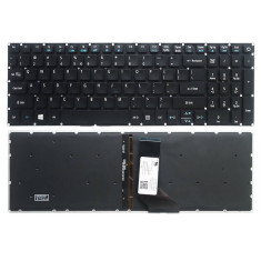 Tastatura laptop Acer ASPIRE 5 A515-41G neagra US fara rama cu iluminare foto