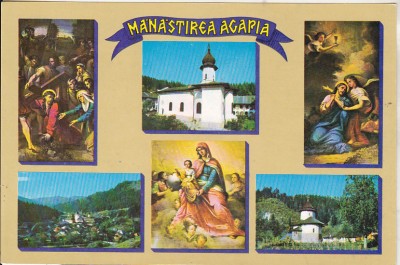 bnk cp Manastirea Agapia - Vedere - necirculata foto