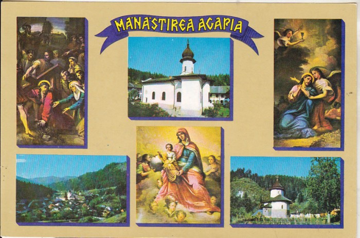 bnk cp Manastirea Agapia - Vedere - necirculata