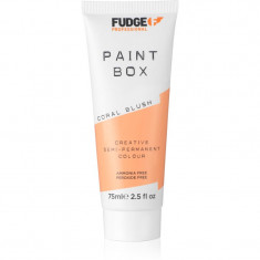 Fudge Paintbox vopsea de par semi-permanenta pentru păr culoare Coral Blush 75 ml