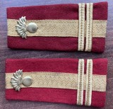 C2 LCO 9 - Grade militare - locotenent colonel infanterie - semne arma auriu - piesa de colectie