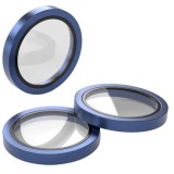 Folie de protectie Camera Spate Etteri pentru Apple iPhone 17 Pro Max / 17 Pro, Sticla Securizata, Albastra