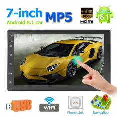 Mp5 Player 2Din auto 7&amp;#039;&amp;#039; Android 8.1 Wifi GPS MirrorLink foto