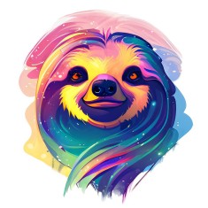 Sticker decorativ, Lenes, Multicolor, 60 cm, 10662ST foto