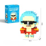 Set De Constructie Franky Innovium&trade;, Miniatura Anime One Piece, 150+ Piese ABS, Figurina Colectionabila 4 &times; 4 &times; 6 CM,