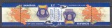 ROMANIA 2009 LP 1834 A 31 a CONFERINTA A POLITIILOR DIN CAPITALELE EUROPENE BUCURESTI SERIE CU VINIETE STARE MNH