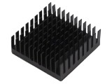 Radiator cu aripioare BGA negru 40x40mm