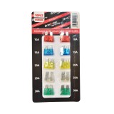 Set sigurante plate auto mari 10 buc, amperaje mixte 10A-30A