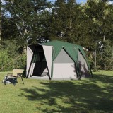 VidaXL Tent Cabină cu acoperiș cu depozitare Verde 425 x 396 x 222 cm 42004023
